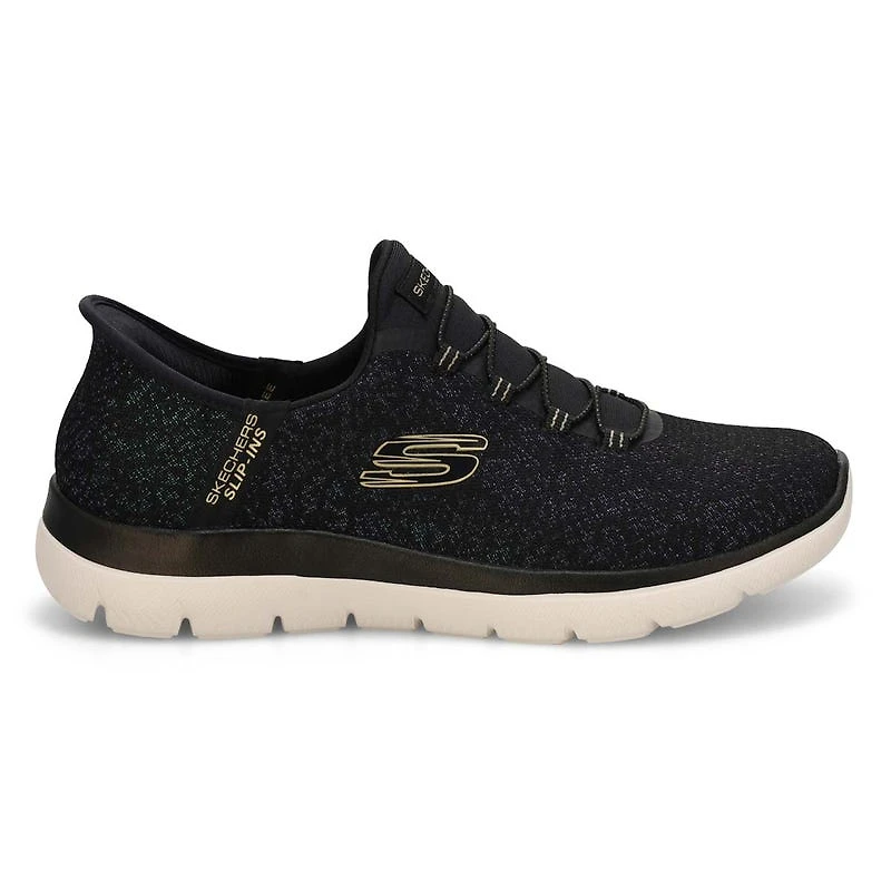 Women's  Summits Lunar Glow Slip-Ins Sneaker - Bla