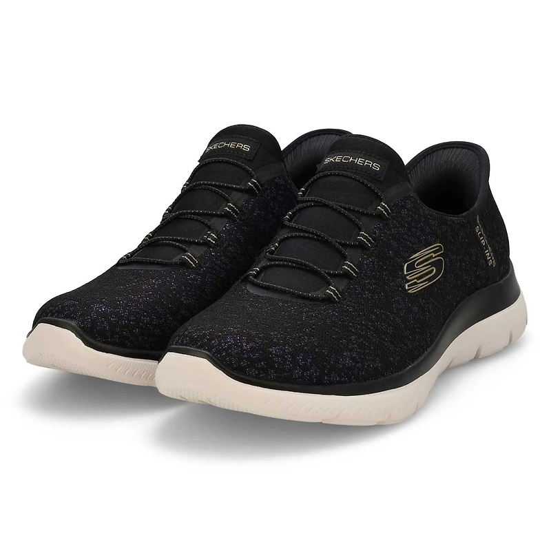 Women's  Summits Lunar Glow Slip-Ins Sneaker - Bla