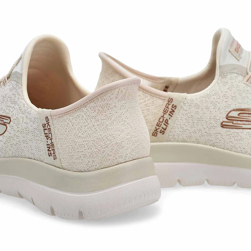 Women's  Summits Lunar Glow Slip-Ins Sneaker - Bla