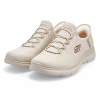 Women's  Summits Lunar Glow Slip-Ins Sneaker - Bla