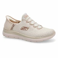 Women's  Summits Lunar Glow Slip-Ins Sneaker - Bla
