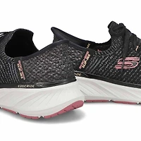 Women's Edgeride Slip-Ins Sneaker - Black/Pink