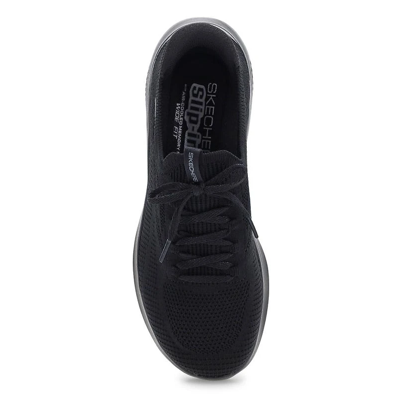 Women's  Ultra Flex 4.0 Slip-Ins Wide Sneaker - Bl