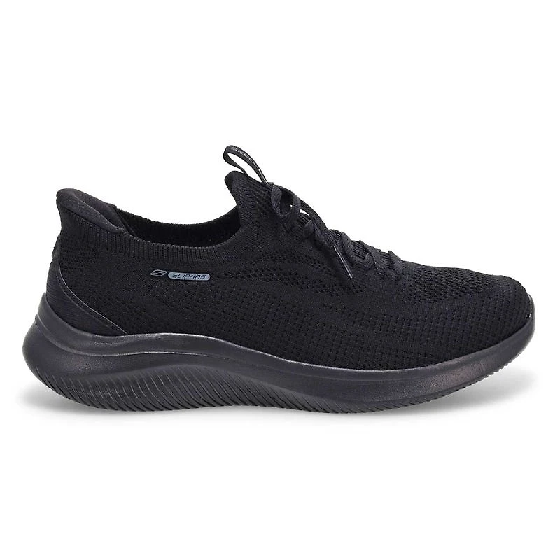 Women's  Ultra Flex 4.0 Slip-Ins Wide Sneaker - Bl