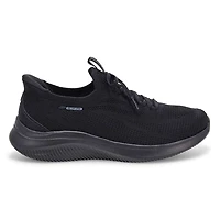 Women's  Ultra Flex 4.0 Slip-Ins Wide Sneaker - Bl
