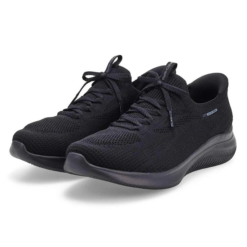 Women's  Ultra Flex 4.0 Slip-Ins Wide Sneaker - Bl