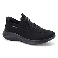 Women's  Ultra Flex 4.0 Slip-Ins Wide Sneaker - Bl