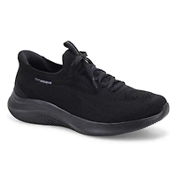 Women's  Ultra Flex 4.0 Slip-Ins Wide Sneaker - Bl