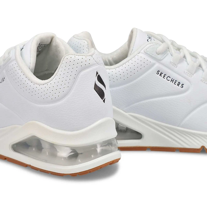 Baskets à lacets UNO, blanc/léopard, femmes