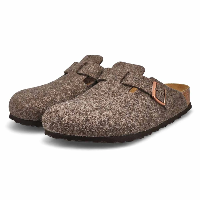 Men's Boston Wool Casual Clog - Anthracite
