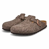 Men's Boston Wool Casual Clog - Anthracite
