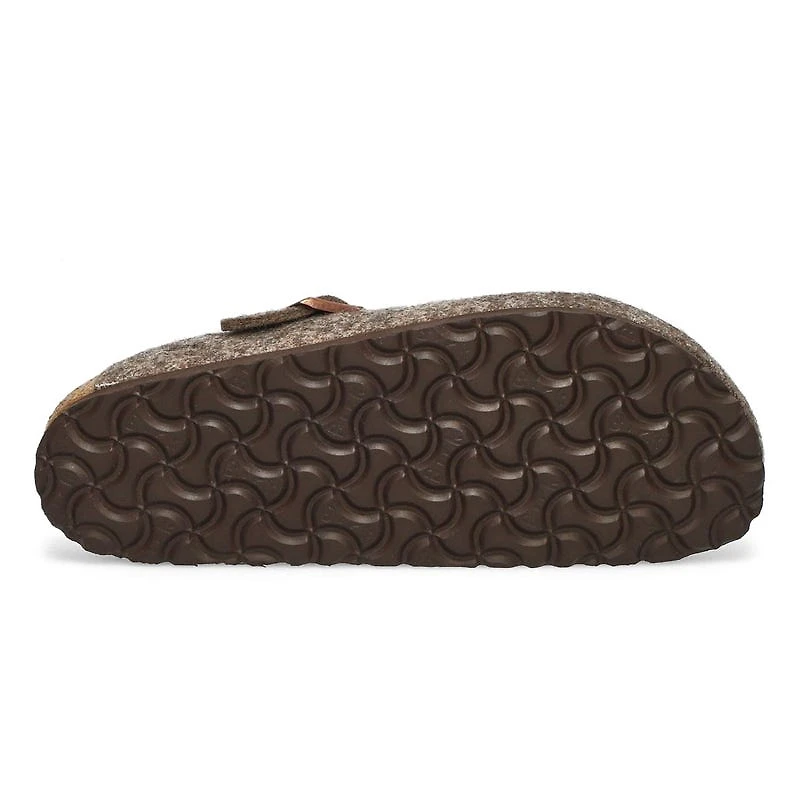 Women's Boston Narrow Wool Clog - Arthracite