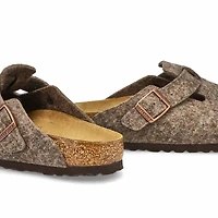 Women's Boston Narrow Wool Clog - Arthracite