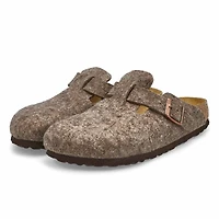 Women's Boston Narrow Wool Clog - Arthracite