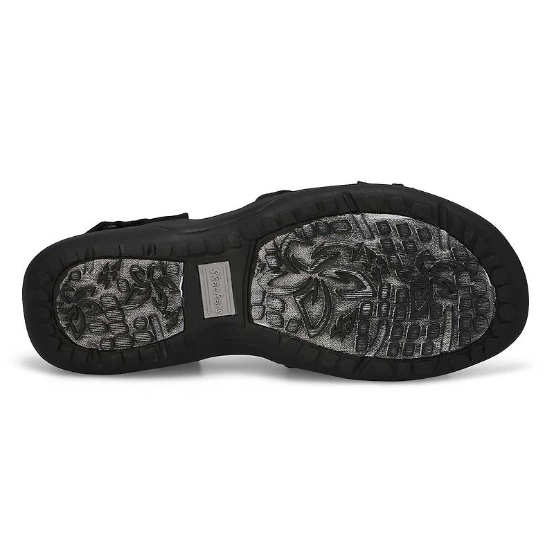 Women's  Reggae Slim Casual Sandal - Black/Black