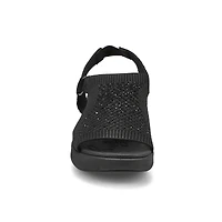 Women's Pier-Lite Wedge Casual Sandal - Black