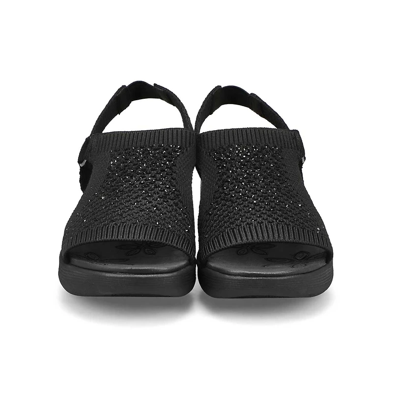 Women's Pier-Lite Wedge Casual Sandal - Black