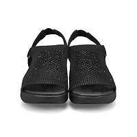 Women's Pier-Lite Wedge Casual Sandal - Black