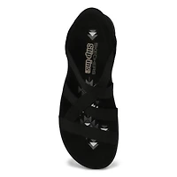 Women's Reggae Slim Slip-Ins Sandal - Black/Black