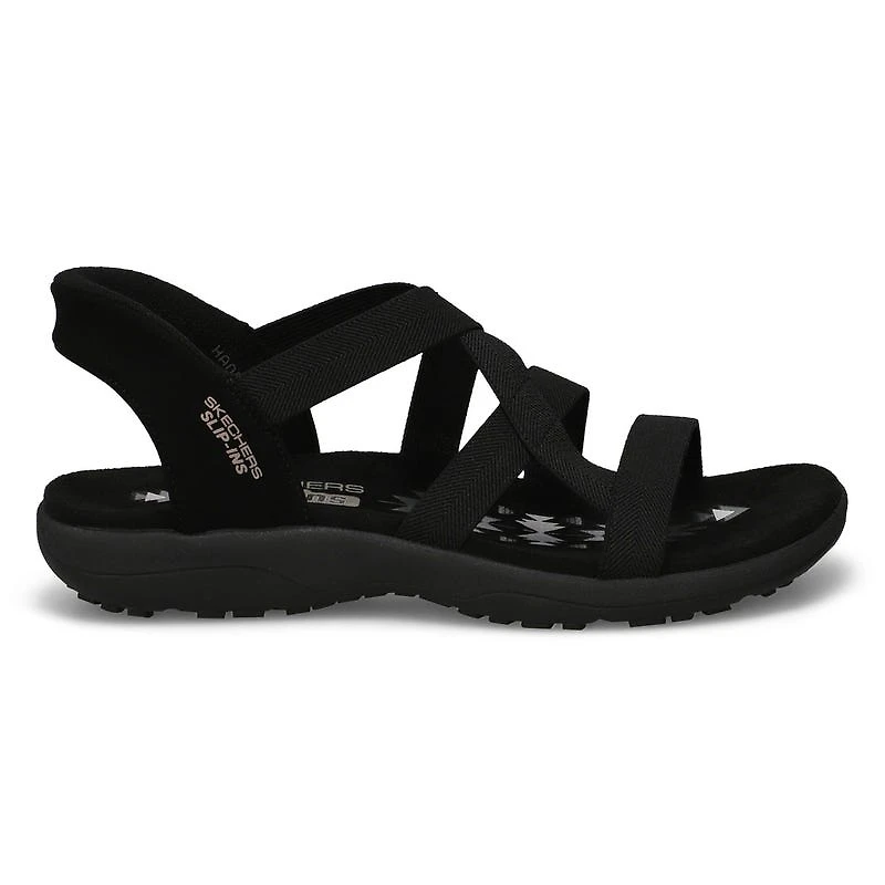 Women's Reggae Slim Slip-Ins Sandal - Black/Black