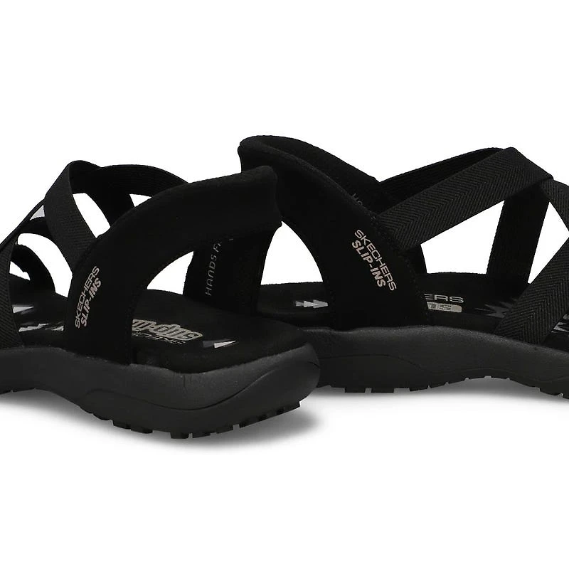 Women's Reggae Slim Slip-Ins Sandal - Black/Black
