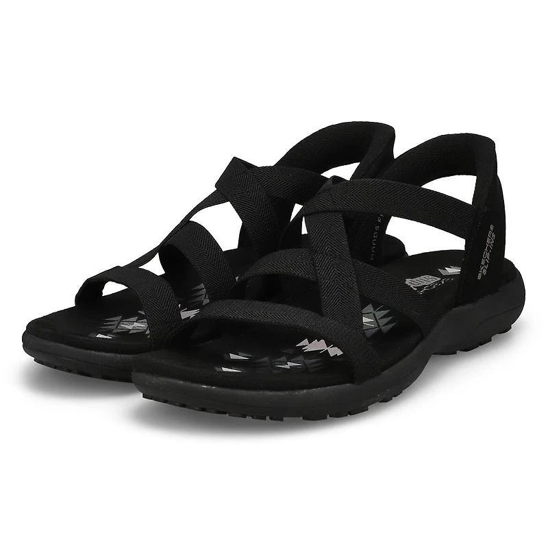 Women's Reggae Slim Slip-Ins Sandal - Black/Black