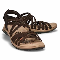 Women's Reggae Slim Casual Sandal - Chocolate
