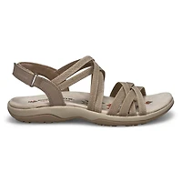 Women's Reggae Slim Casual Sandal - Chocolate