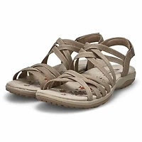 Women's Reggae Slim Casual Sandal - Chocolate