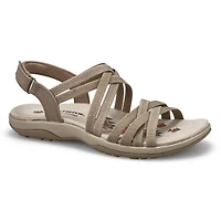 Women's Reggae Slim Casual Sandal - Chocolate