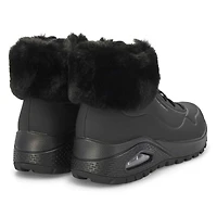 Women's Uno Rugged Fall Air Sneaker Boot - Black/B