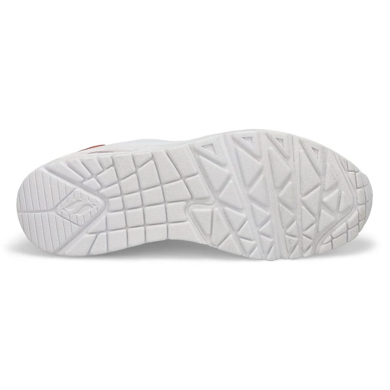 Women's Uno Pop Back Lace Up Sneaker - Black/Hot P