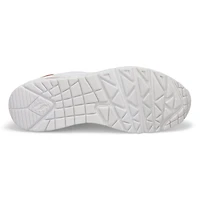 Women's Uno Pop Back Lace Up Sneaker - Black/Hot P