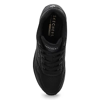 Women's Uno Lace Up Sneaker - White/Leopard