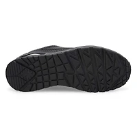 Women's Uno Lace Up Sneaker - White/Leopard