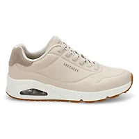 Mens' Uno Lace Up Sneaker - Taupe