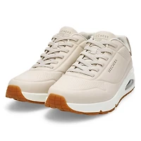 Mens' Uno Lace Up Sneaker - Taupe