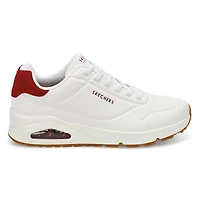 Mens' Uno Lace Up Sneaker - White