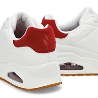 Mens' Uno Lace Up Sneaker - White