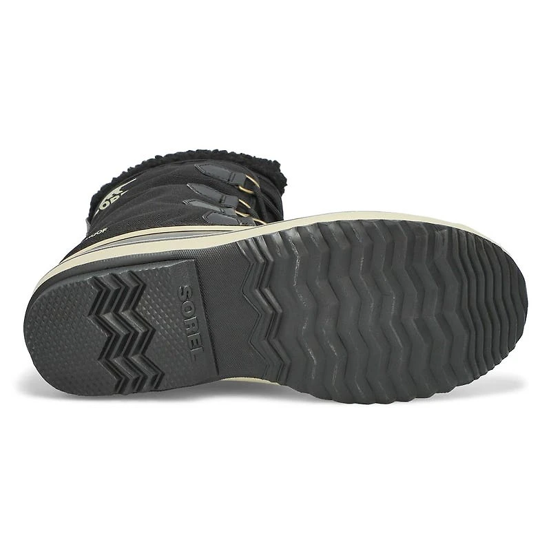 Botte d'hiver impermable 1964 PAC NYLON, noir/fos