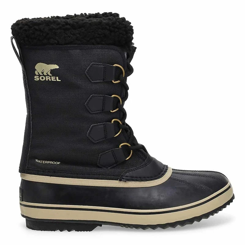 Botte d'hiver impermable 1964 PAC NYLON, noir/fos