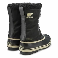 Botte d'hiver impermable 1964 PAC NYLON, noir/fos