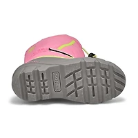 Botte d'hiver  enfiler FLURRY, ros/rose, filles