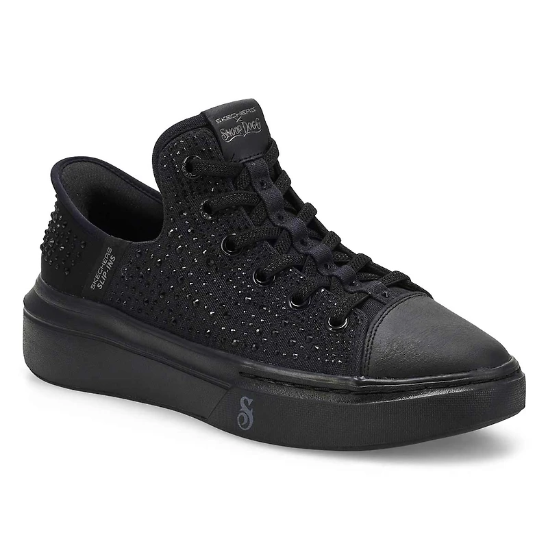 Women's Snoop One Rhine-Stoned Slip-Ins Sneaker