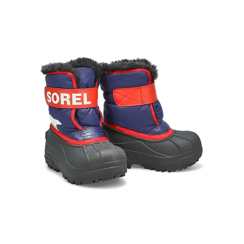 Botte SNOW COMMANDER, noir/bleu, bébés