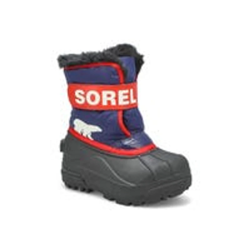 Botte SNOW COMMANDER, noir/bleu, bbs