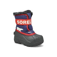 Botte SNOW COMMANDER, noir/bleu, bbs