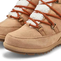 Women's Evie Cozy Lace Waterproof Boot - Buff