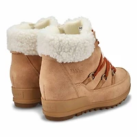 Women's Evie Cozy Lace Waterproof Boot - Buff