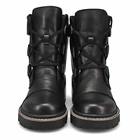 Women's Joan Now Lace Waterproof Boot - Black